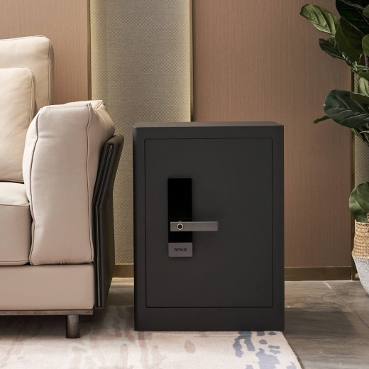 Fingerprint Home Safe With Touchscreen Keypad, Deluxe Nightstand Safe, 2.8 Cubic Feet, RPNB RPHS60