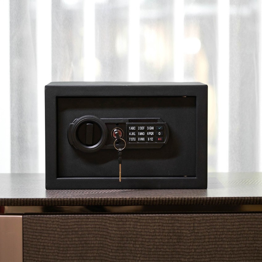 Electronic Safe Box With Digital Keypad, Home Use Small Safe , 0.3 Cubic Feet, RPNB RP20ESA